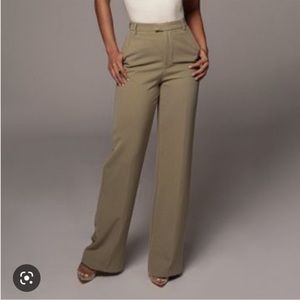 JLUXLabel Lewis Tailored Trousers Sage Green